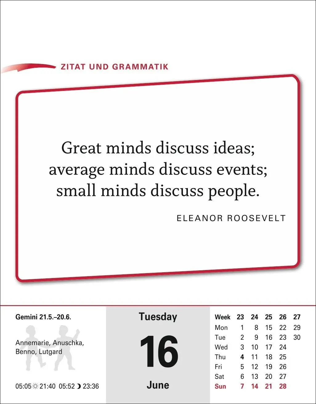 Bild: 9783840035838 | Englisch Sprachkalender 2026 - Englisch lernen leicht gemacht -...