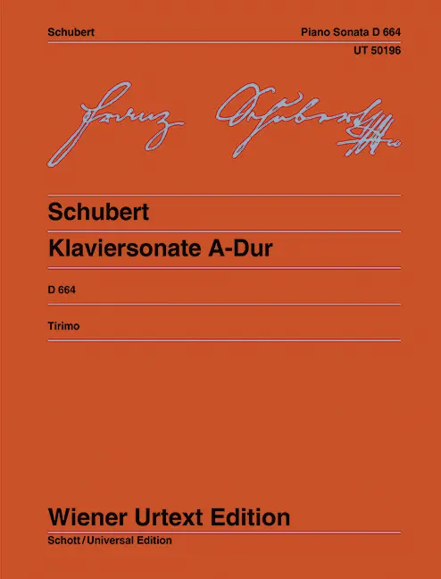 Cover: 9783850555838 | Piano Sonata In A Op.120 D 644 | Franz Schubert | Buch | Deutsch