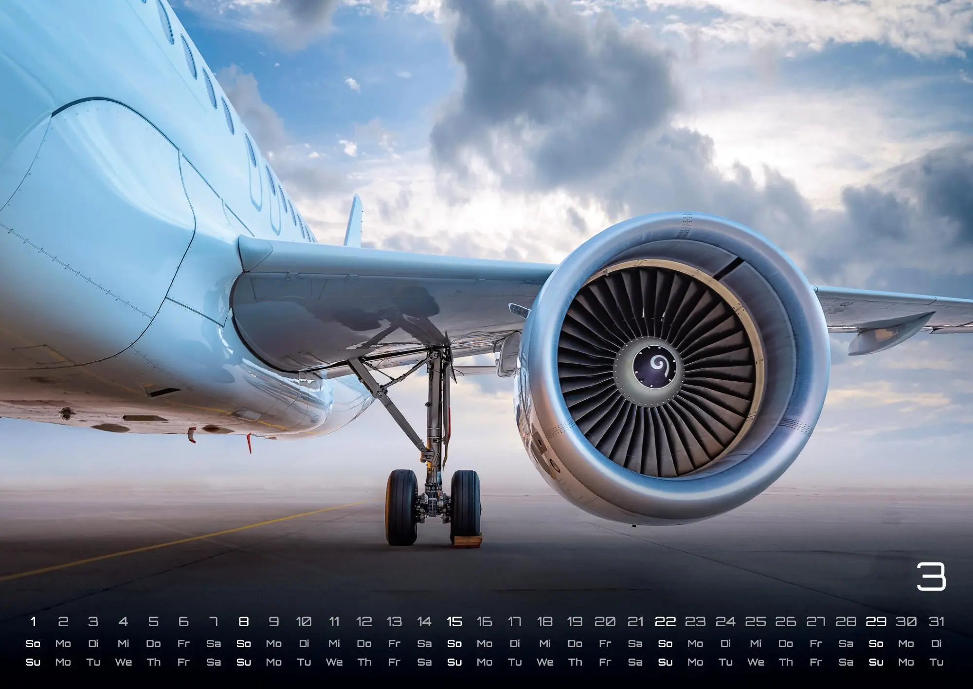 Bild: 9783986735838 | Planes - Über den Wolken - Flugzeuge - 2026 - Kalender DIN A2 | de