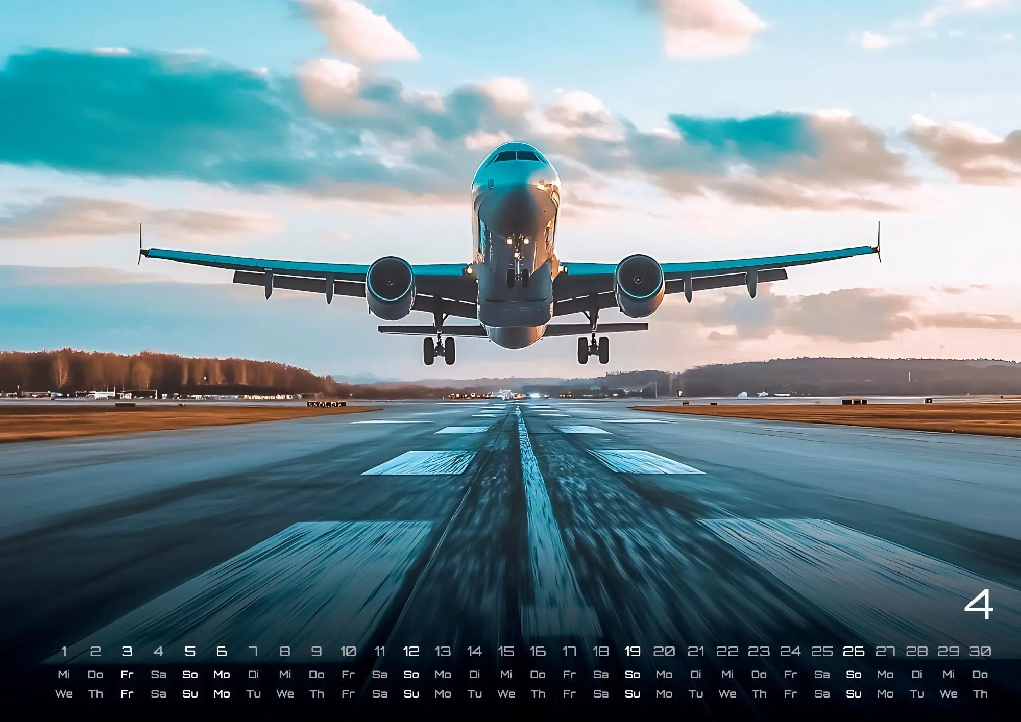 Bild: 9783986735838 | Planes - Über den Wolken - Flugzeuge - 2026 - Kalender DIN A2 | de