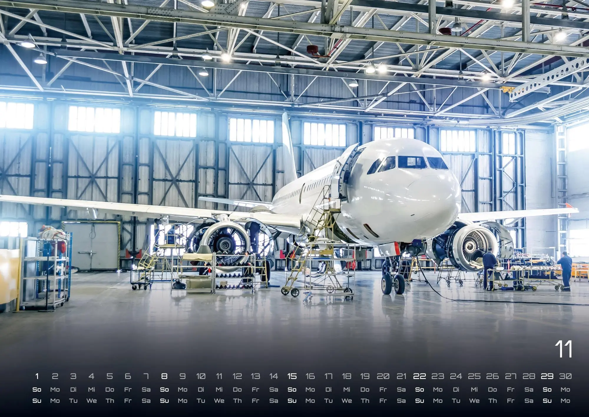 Bild: 9783986735838 | Planes - Über den Wolken - Flugzeuge - 2026 - Kalender DIN A2 | de