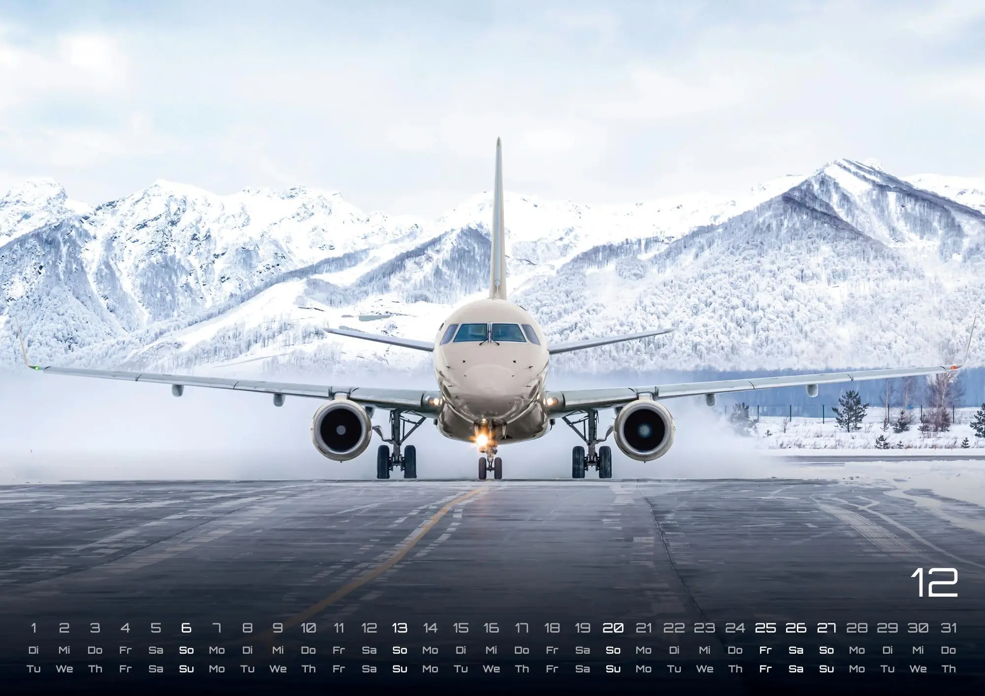 Bild: 9783986735838 | Planes - Über den Wolken - Flugzeuge - 2026 - Kalender DIN A2 | de