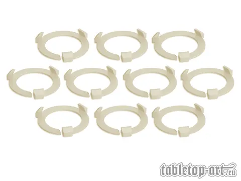 Cover: 704270725938 | Squad Marker - 32mm Vanilla White (10) | Tabletop-Art