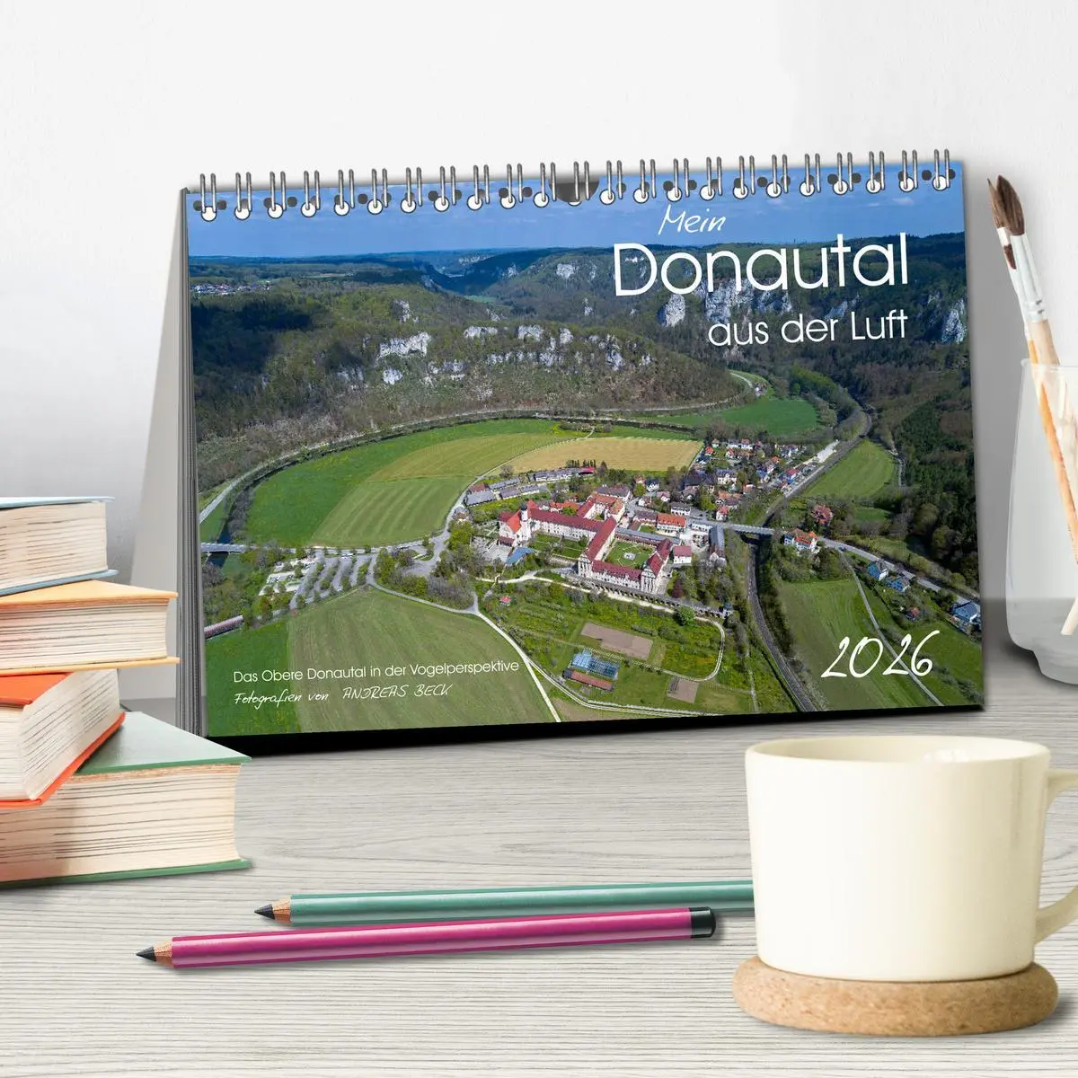 Bild: 9783457755938 | Mein Donautal aus der Luft (Tischkalender 2026 DIN A5 quer),...