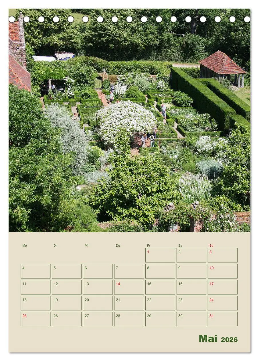 Bild: 9783516395938 | Schlösser und Gärten in England (Tischkalender 2026 DIN A5 hoch),...
