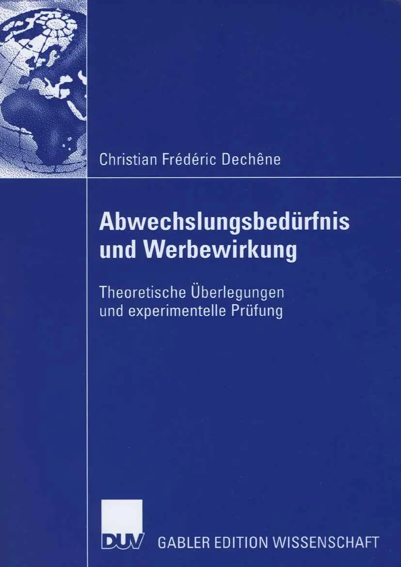 Cover: 9783835005938 | Abwechslungsbedürfnis und Werbewirkung | Christian Frédéric Dechêne