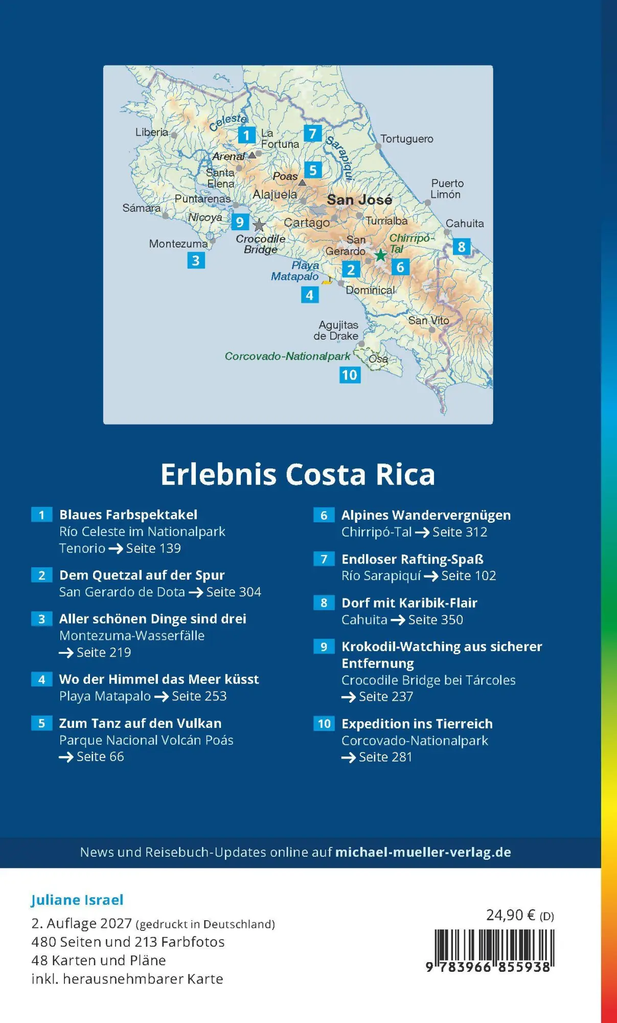 Bild: 9783966855938 | MICHAEL MÜLLER Reiseführer Costa Rica | Juliane Israel | Taschenbuch