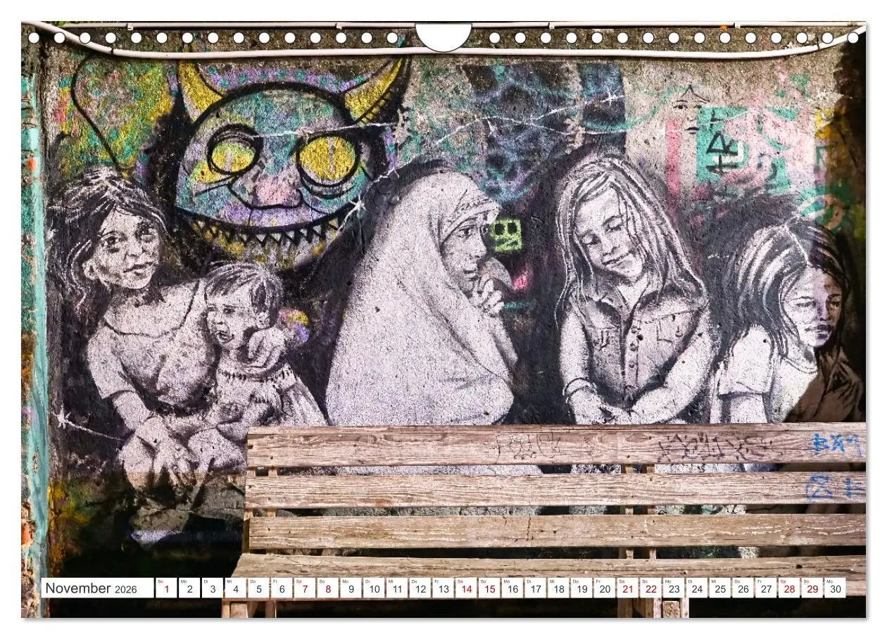 Bild: 9783457646038 | Graffiti: Die Kunst der Straße (Wandkalender 2026 DIN A4 quer),...