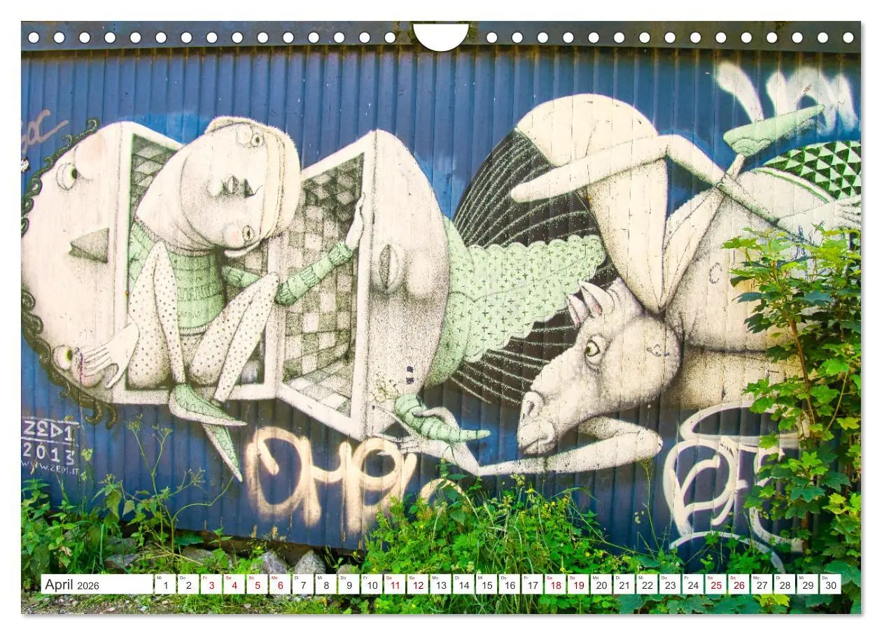 Bild: 9783457646038 | Graffiti: Die Kunst der Straße (Wandkalender 2026 DIN A4 quer),...
