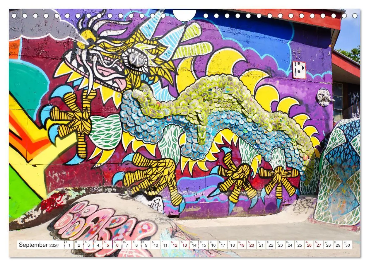Bild: 9783457646038 | Graffiti: Die Kunst der Straße (Wandkalender 2026 DIN A4 quer),...