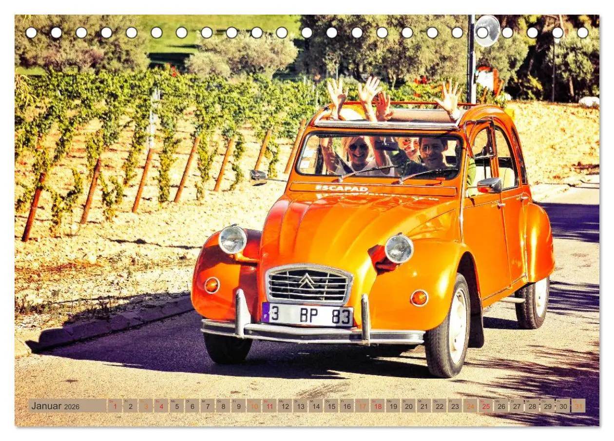 Bild: 9783457956038 | Die Legende - die Ente, Citroën 2CV (Tischkalender 2026 DIN A5...