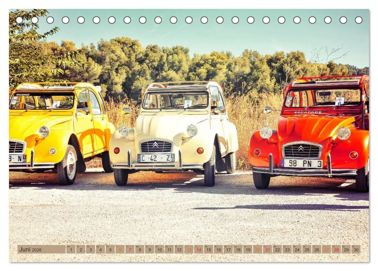 Bild: 9783457956038 | Die Legende - die Ente, Citroën 2CV (Tischkalender 2026 DIN A5...