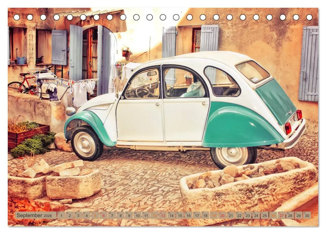 Bild: 9783457956038 | Die Legende - die Ente, Citroën 2CV (Tischkalender 2026 DIN A5...