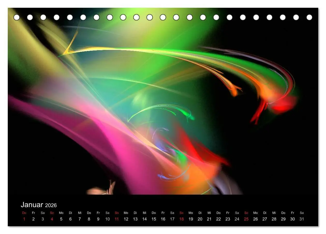 Bild: 9783516116038 | Wunderbare Welt der Farben 2026 (Tischkalender 2026 DIN A5 quer),...