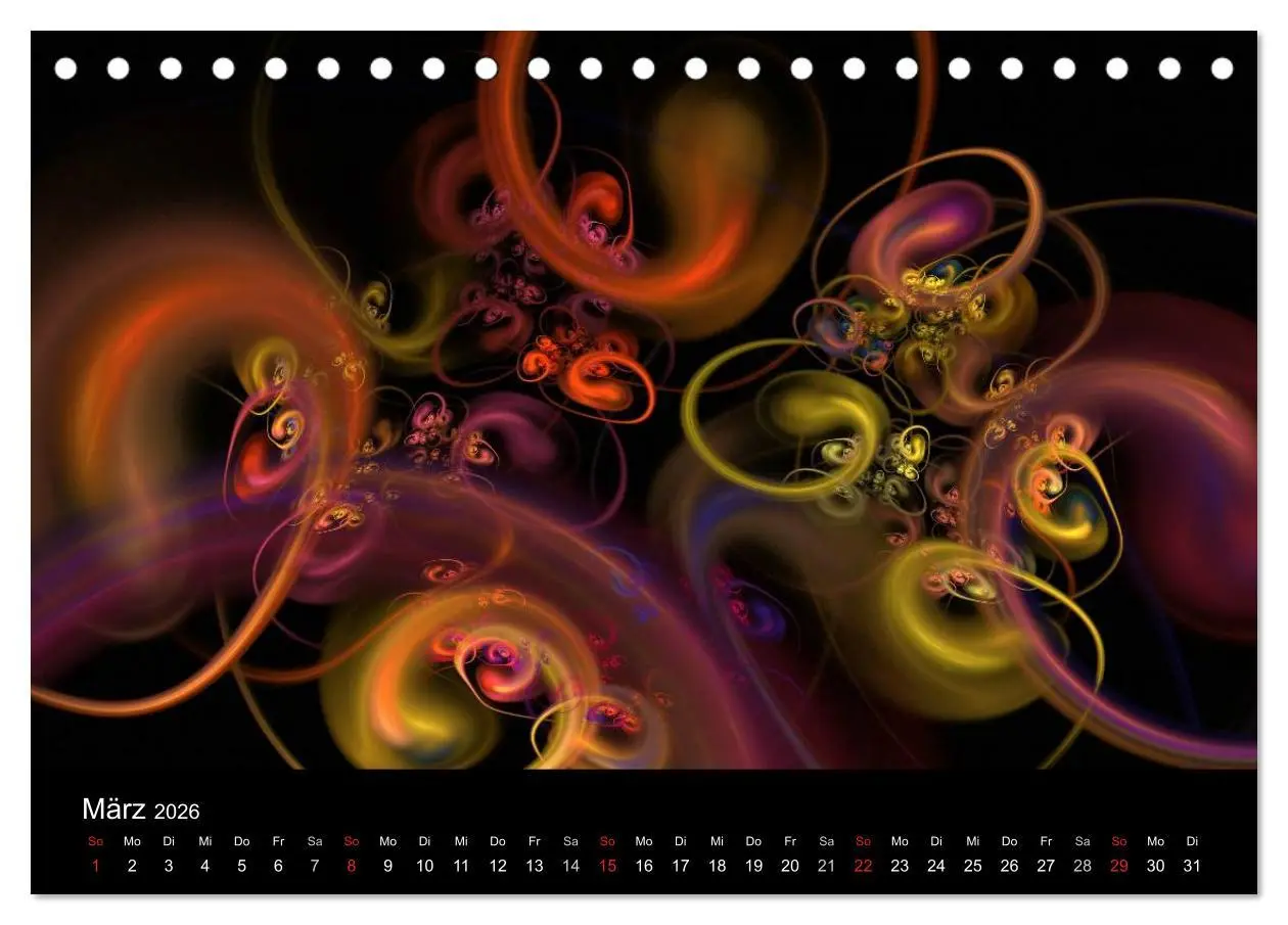 Bild: 9783516116038 | Wunderbare Welt der Farben 2026 (Tischkalender 2026 DIN A5 quer),...
