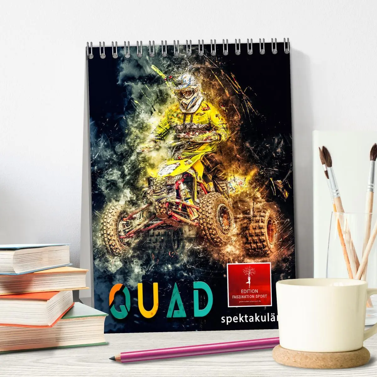 Bild: 9783516356038 | Quad spektakulär (Tischkalender 2026 DIN A5 hoch), CALVENDO...