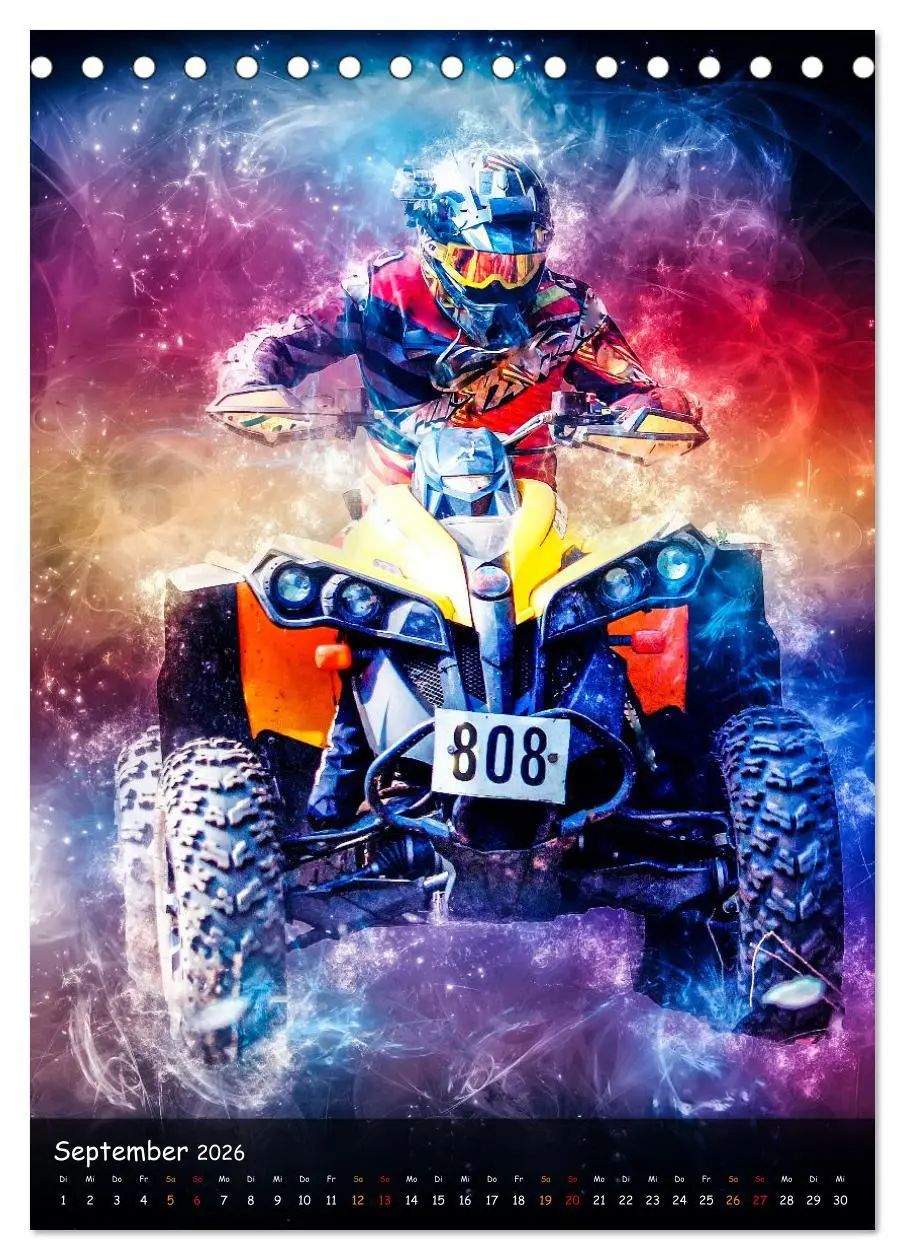 Bild: 9783516356038 | Quad spektakulär (Tischkalender 2026 DIN A5 hoch), CALVENDO...