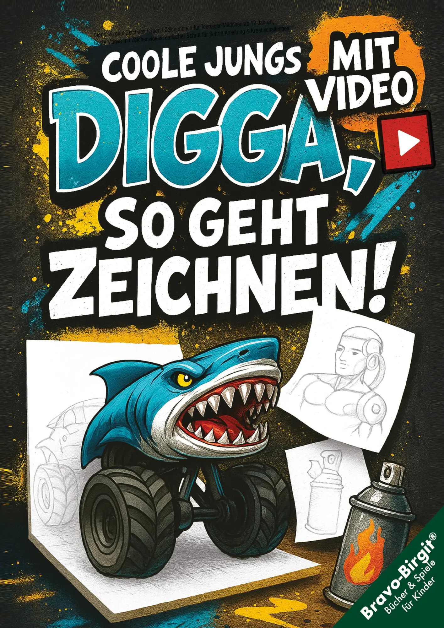 Cover: 9783691046038 | Zeichenbuch Digga Junge | Birgit Bravo | Taschenbuch | 108 S. | 2025