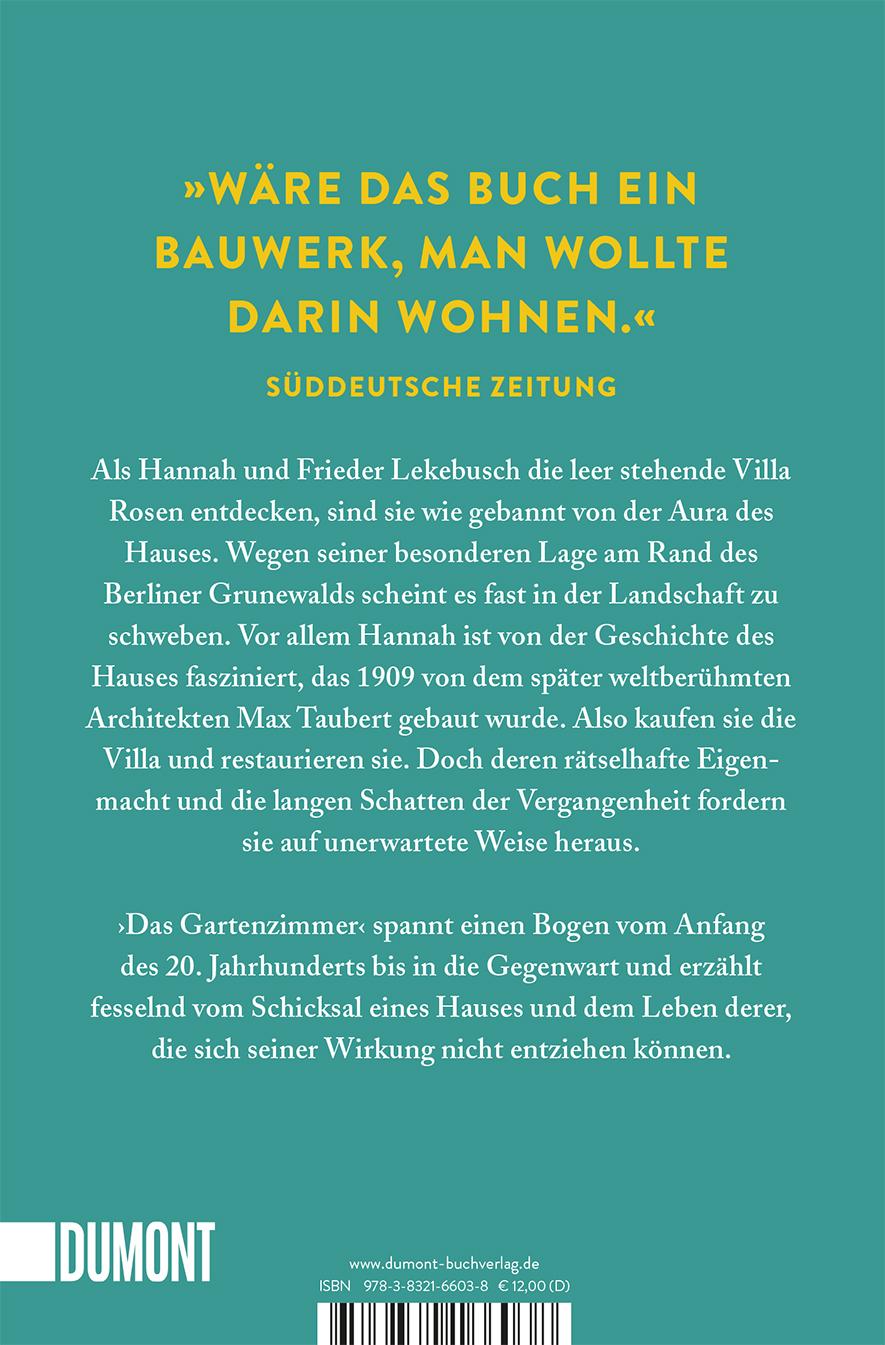 Rückseite: 9783832166038 | Das Gartenzimmer | Roman | Andreas Schäfer | Taschenbuch | 352 S.