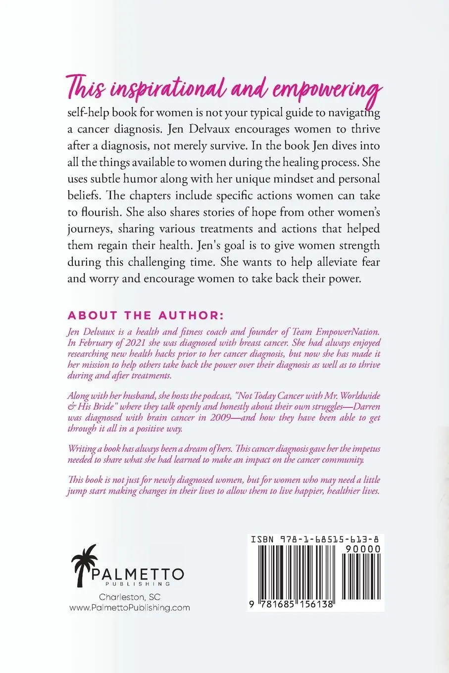 Rückseite: 9781685156138 | Not Today Cancer | Jen Delvaux | Taschenbuch | Englisch | 2022