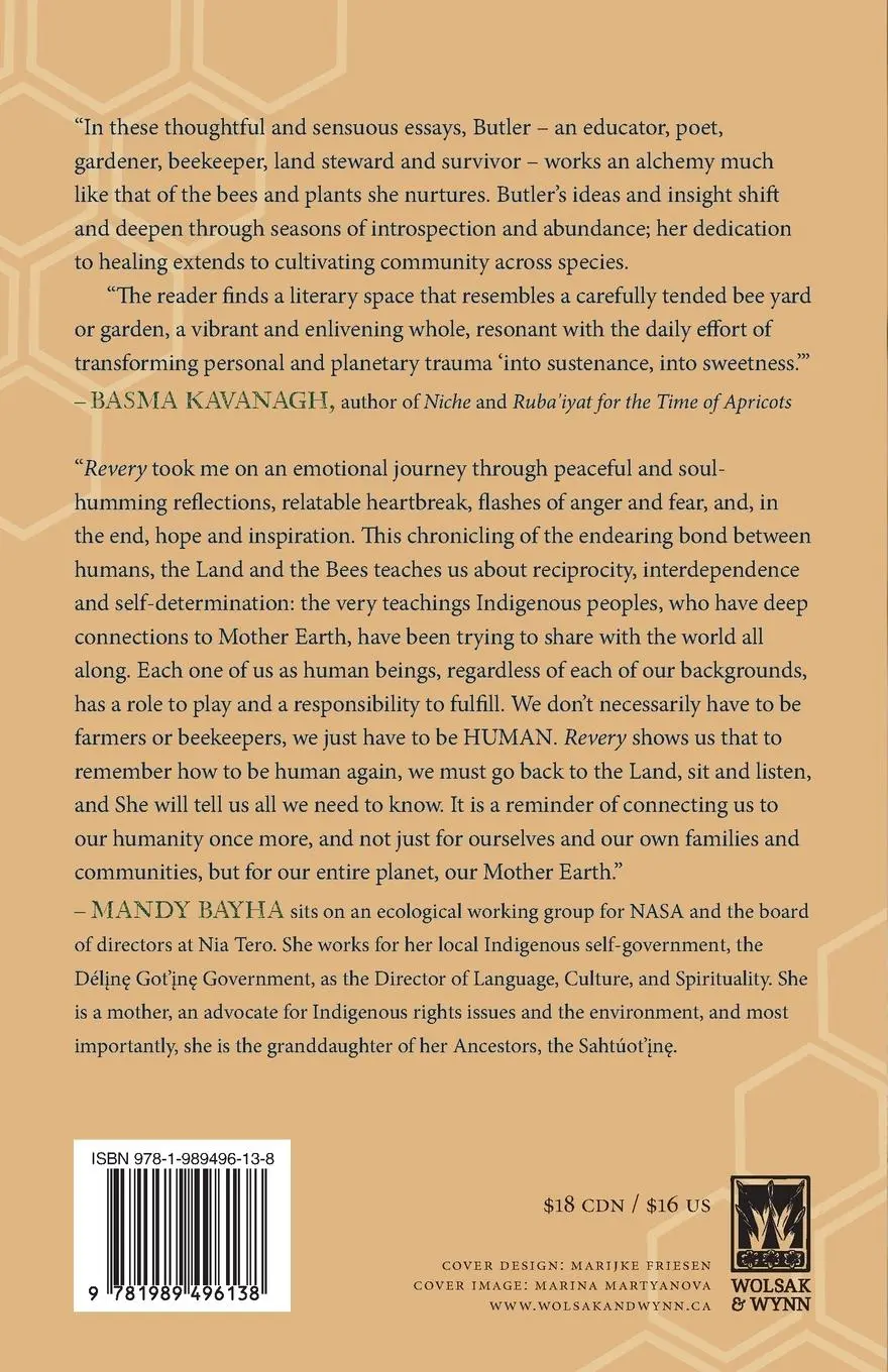 Rückseite: 9781989496138 | Revery | A Year of Bees | Jenna Butler | Taschenbuch | Englisch | 2020