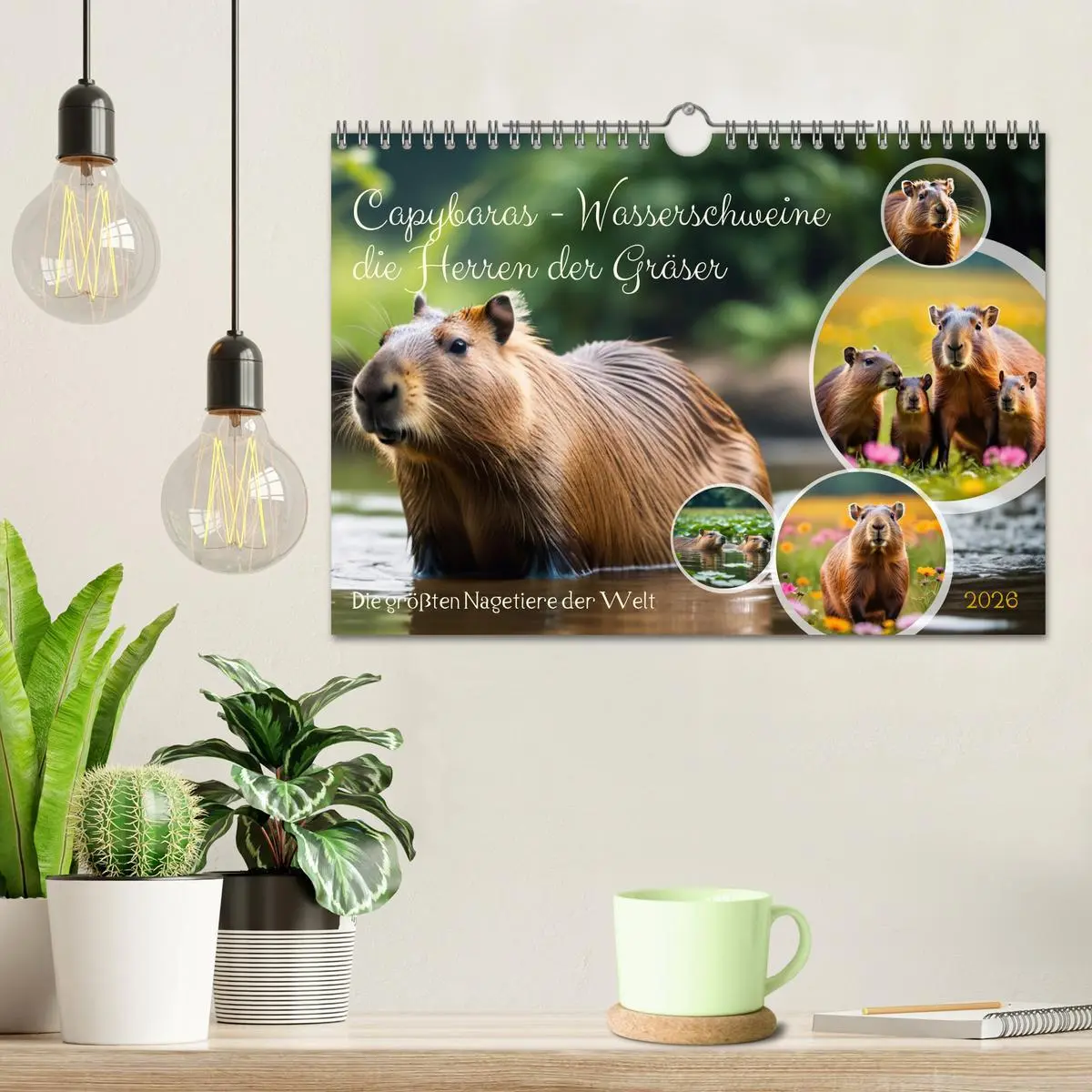 Bild: 9783457326138 | Capybaras - Wasserschweine die Herren der Gräser (Wandkalender 2026...
