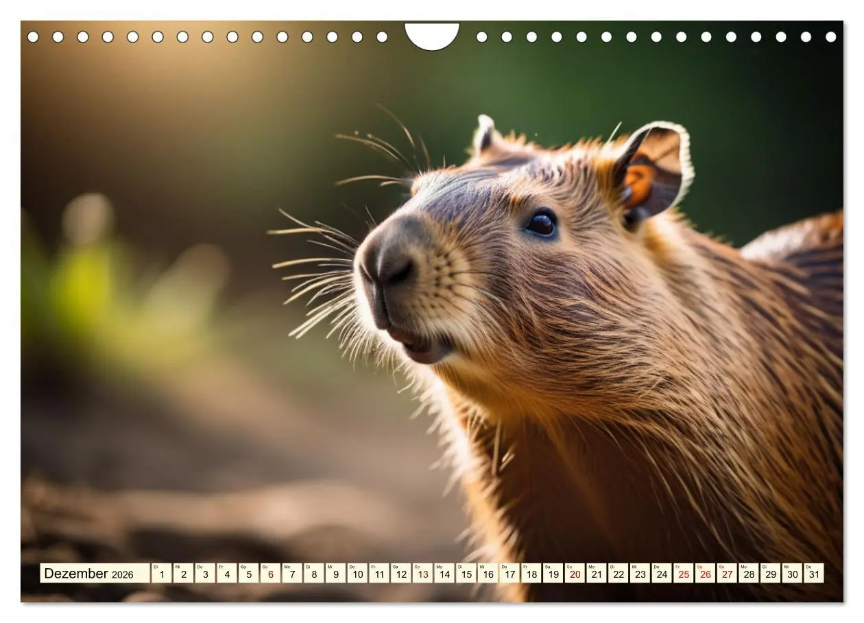 Bild: 9783457326138 | Capybaras - Wasserschweine die Herren der Gräser (Wandkalender 2026...