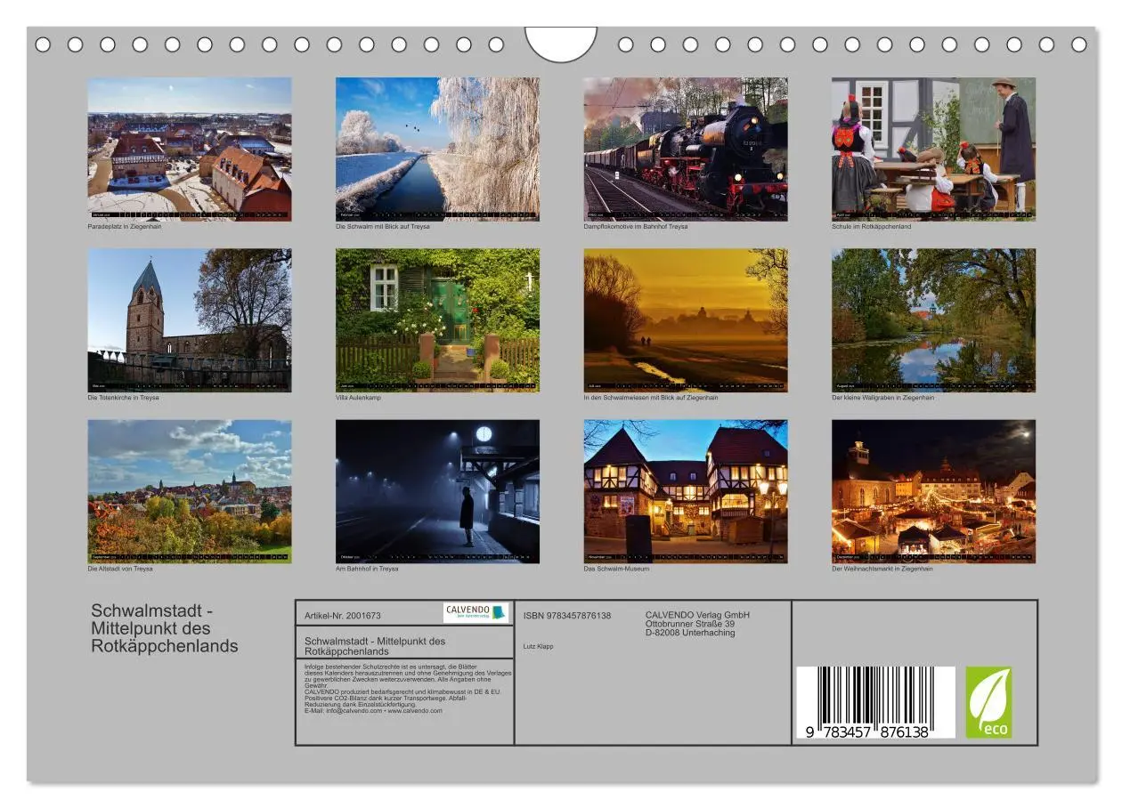 Bild: 9783457876138 | Schwalmstadt - Mittelpunkt des Rotkäppchenlands (Wandkalender 2026...