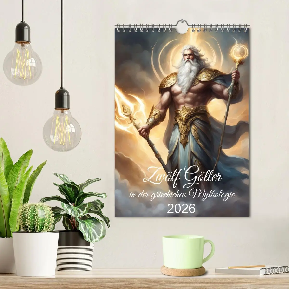 Bild: 9783516276138 | Zwölf Götter der griechischen Mythologie (Wandkalender 2026 DIN A4...