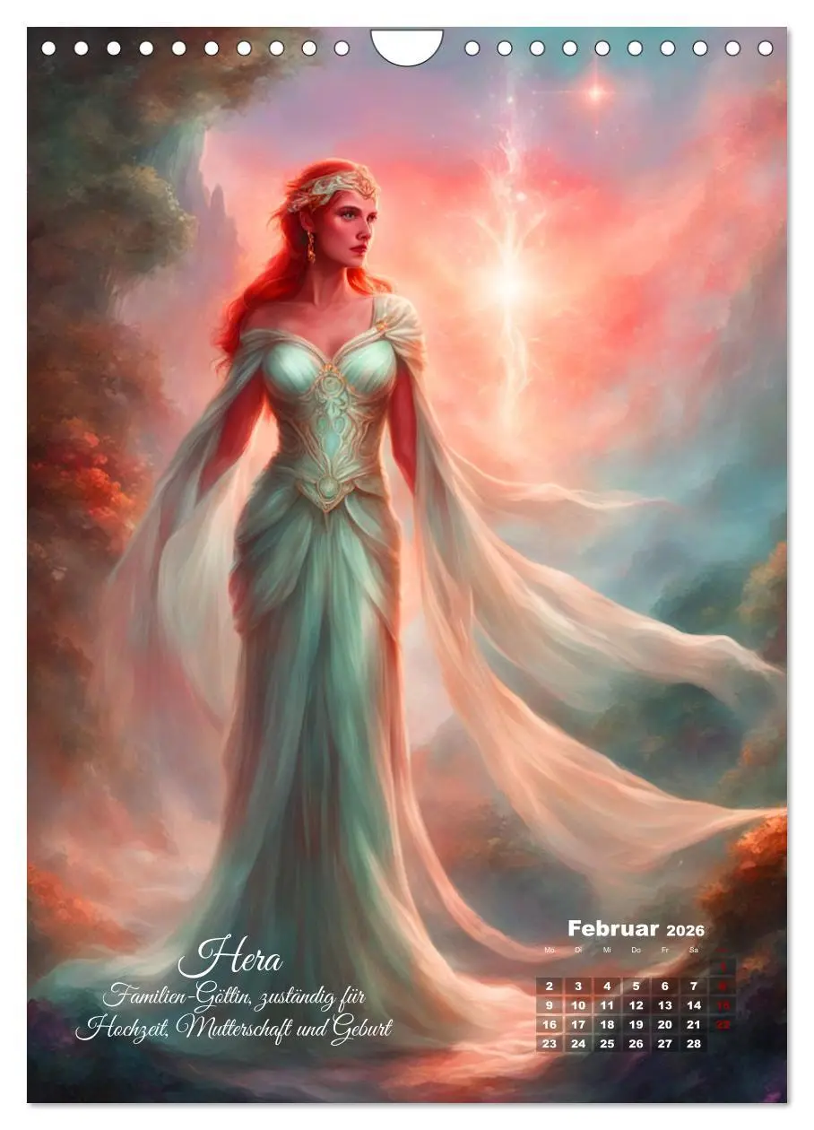 Bild: 9783516276138 | Zwölf Götter der griechischen Mythologie (Wandkalender 2026 DIN A4...