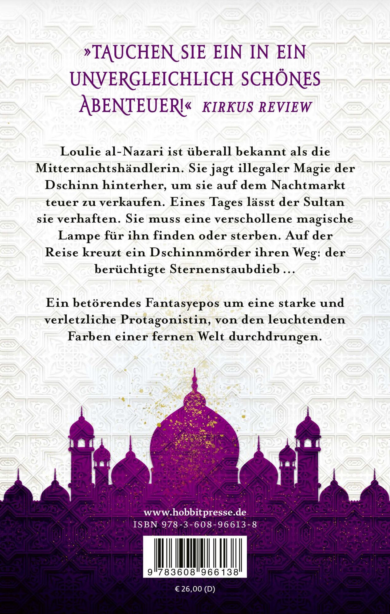 Rückseite: 9783608966138 | Der Sternenstaubdieb | Chelsea Abdullah | Buch | 576 S. | Deutsch