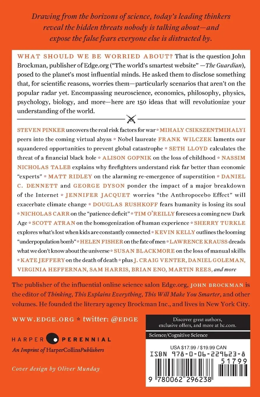 Rückseite: 9780062296238 | What Should We Be Worried About? | John Brockman | Taschenbuch | 2020