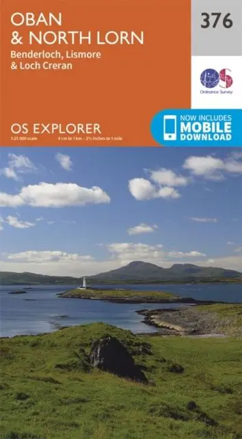 Cover: 9780319246238 | Oban and North Lorn | Ordnance Survey | (Land-)Karte | Karte/Landkarte