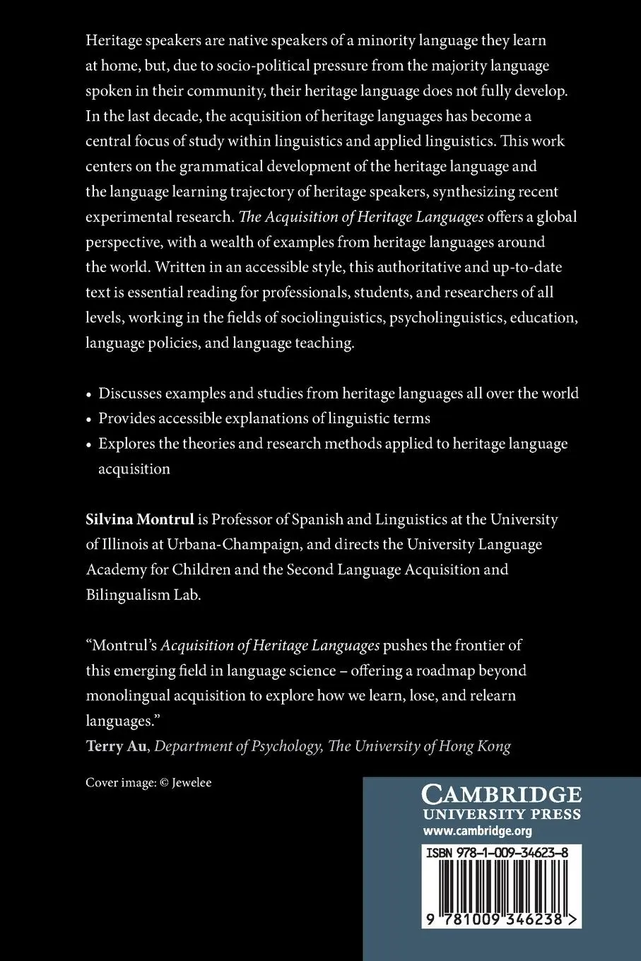 Rückseite: 9781009346238 | The Acquisition of Heritage Languages | Silvina Montrul | Taschenbuch