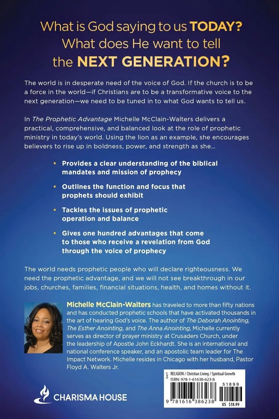 Rückseite: 9781616386238 | Prophetic Advantage | Be God's Mouthpiece. Transform Your World.
