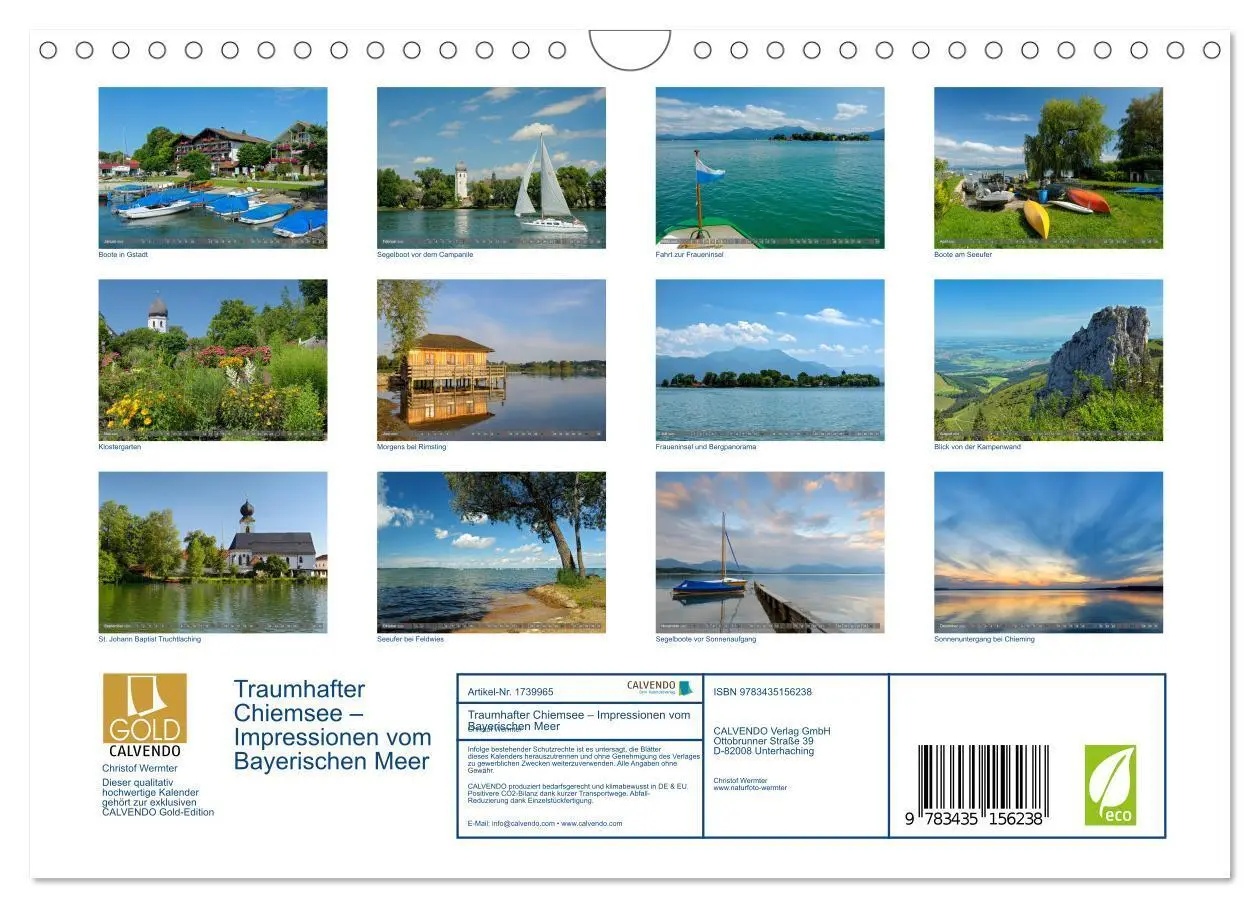 Bild: 9783435156238 | Traumhafter Chiemsee - Impressionen vom Bayerischen Meer...