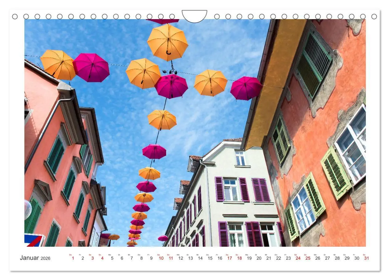 Bild: 9783457316238 | Bregenz am Bodensee (Wandkalender 2026 DIN A4 quer), CALVENDO...
