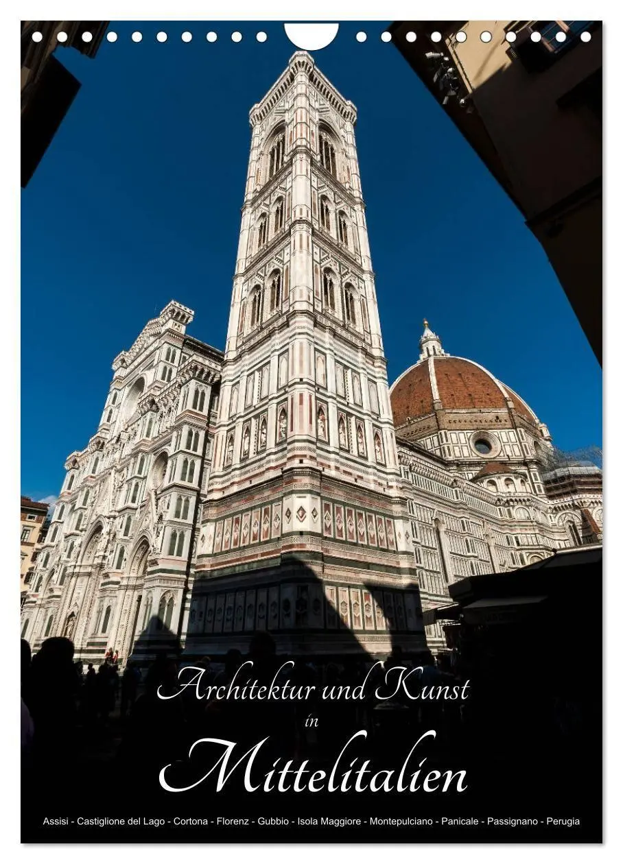 Cover: 9783569806238 | Architektur und Kunst in Mittelitalien (Wandkalender 2027 DIN A4...