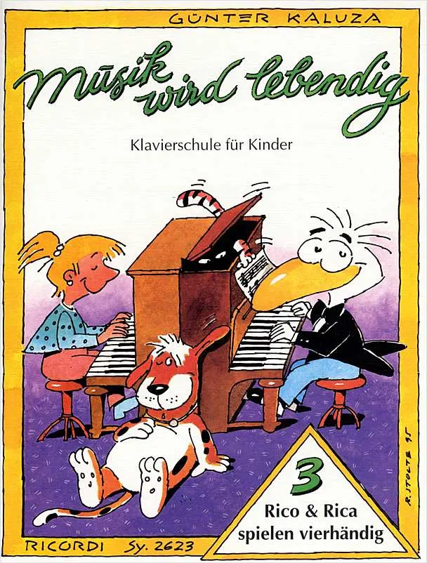 Cover: 9790204226238 | Rico &amp; Rica spielen vierhändig 3 | Günter Kaluza | Broschüre | Buch