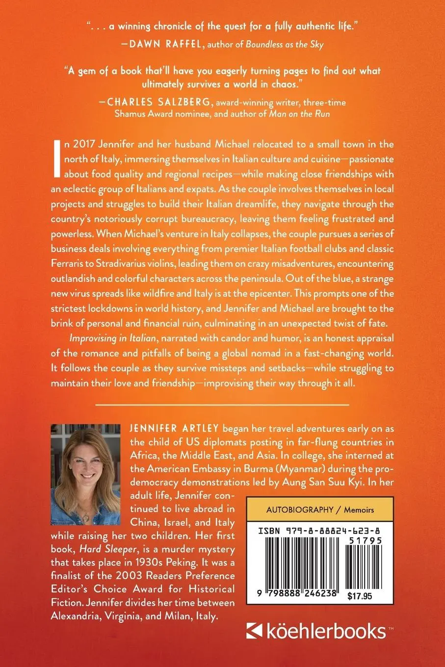 Rückseite: 9798888246238 | Improvising in Italian | Jennifer Artley | Taschenbuch | Englisch