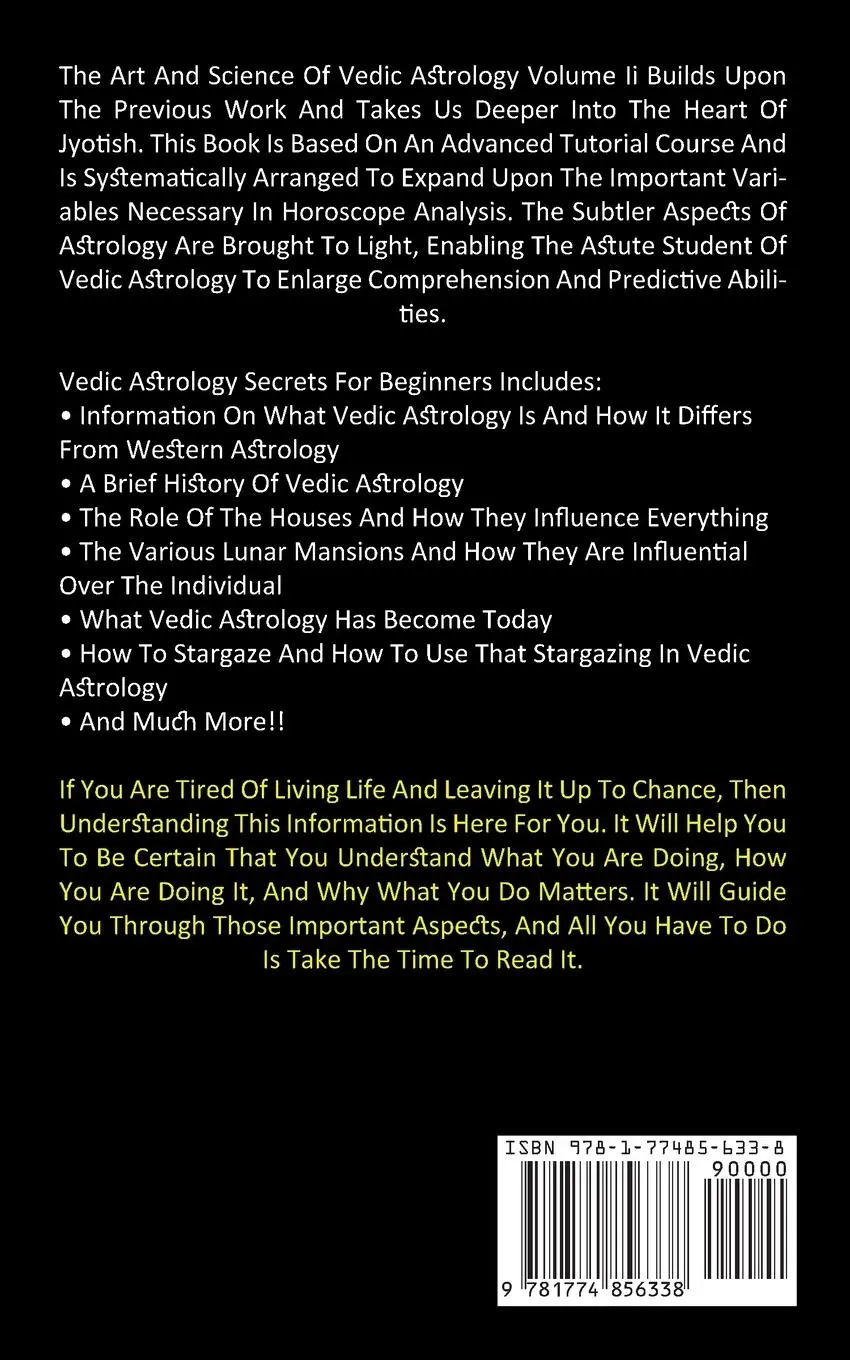 Rückseite: 9781774856338 | Vedic Astrology | Thomas Barnes | Taschenbuch | Englisch | 2022