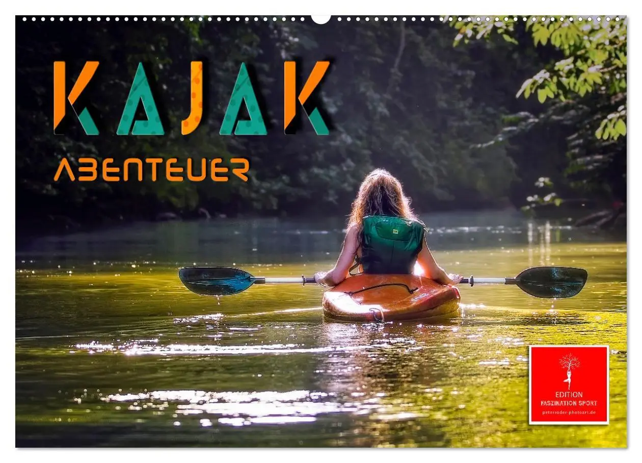 Cover: 9783457546338 | Kajak Abenteuer (Wandkalender 2026 DIN A2 quer), CALVENDO...