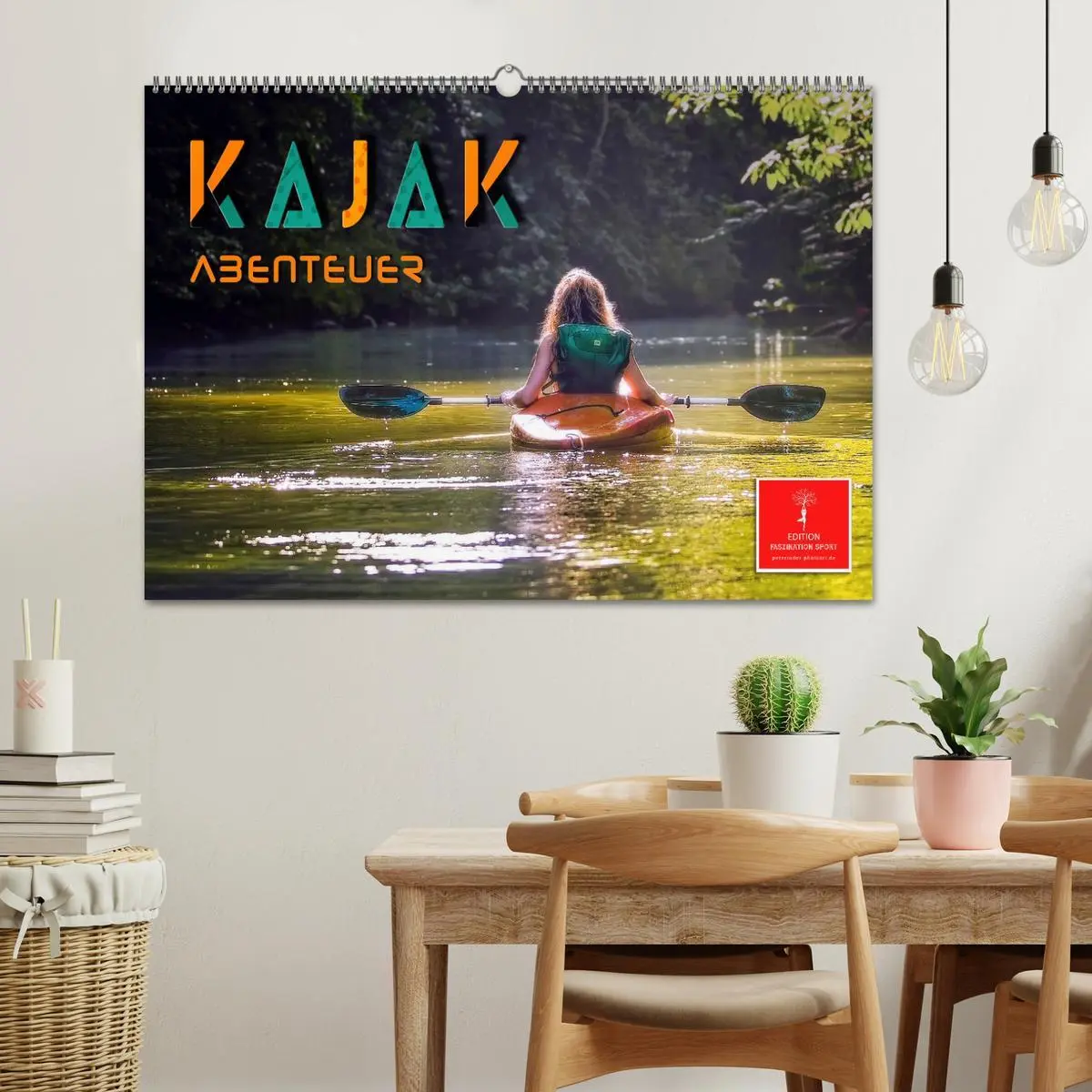 Bild: 9783457546338 | Kajak Abenteuer (Wandkalender 2026 DIN A2 quer), CALVENDO...