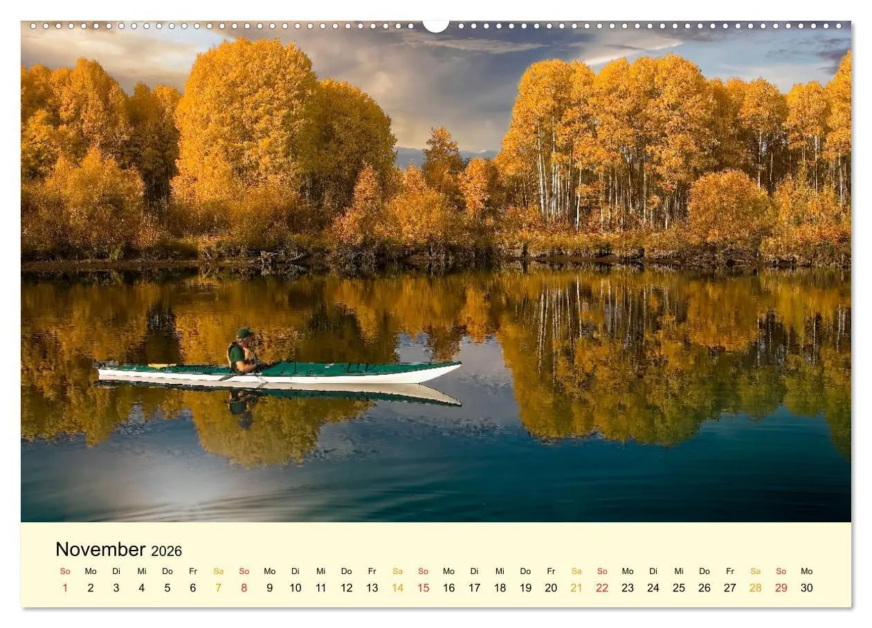 Bild: 9783457546338 | Kajak Abenteuer (Wandkalender 2026 DIN A2 quer), CALVENDO...
