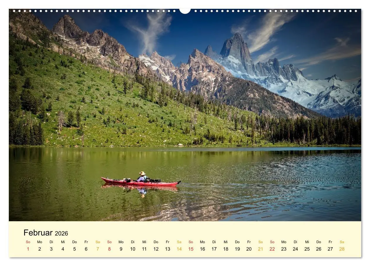 Bild: 9783457546338 | Kajak Abenteuer (Wandkalender 2026 DIN A2 quer), CALVENDO...