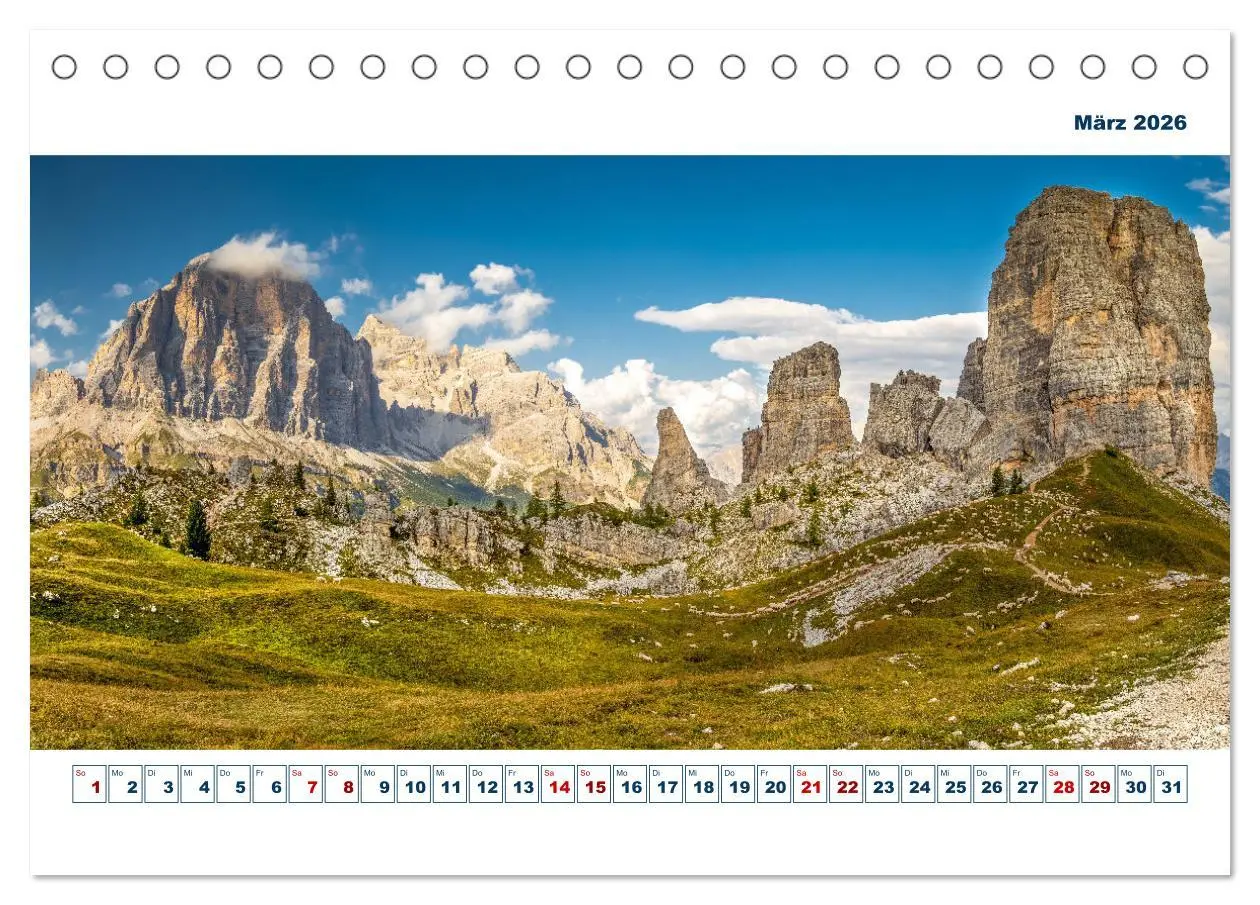 Bild: 9783457616338 | Südtirol - Dolomiten-Träume by VogtArt (Tischkalender 2026 DIN A5...