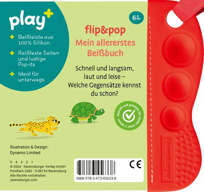 Bild: 9783473456338 | Play+ flip&amp;pop Erste Gegensätze - ab 6 Monate | Dynamo Limited | Buch