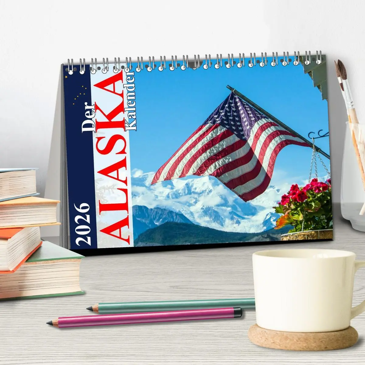 Bild: 9783516186338 | Der Alaska Kalender (Tischkalender 2026 DIN A5 quer), CALVENDO...