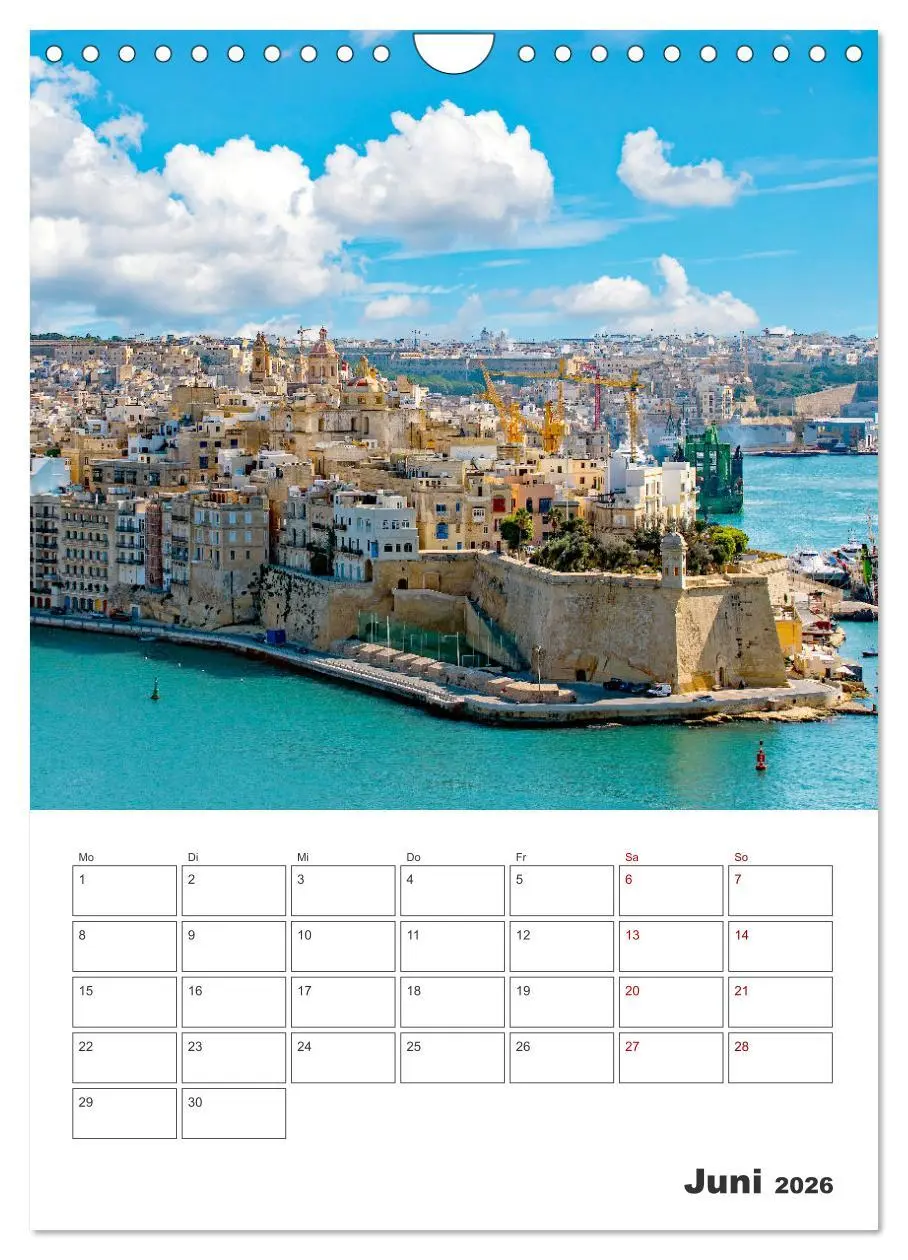 Bild: 9783516326338 | Valletta - Küstenstadt mit Charme (Wandkalender 2026 DIN A4 hoch),...