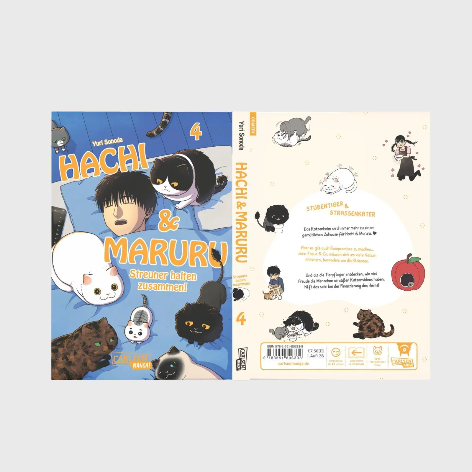Bild: 9783551806338 | Hachi &amp; Maruru - Streuner halten zusammen! 4 | Yuri Sonoda | Buch